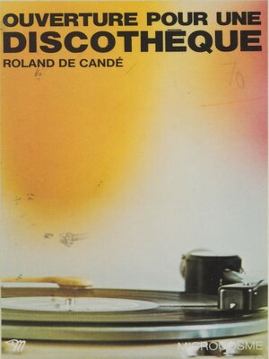 cover image of Ouverture pour une discothèque